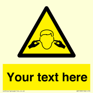 Custom Noise Hazard Sign